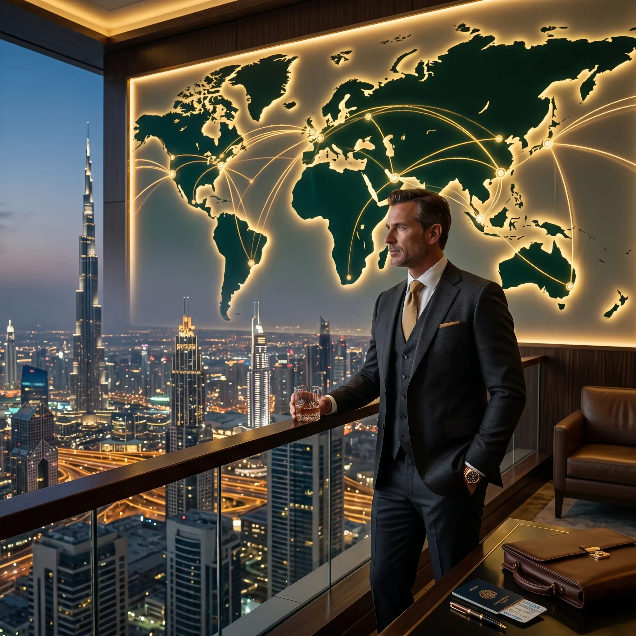 Global citizenship and international opportunities connected through worldwide mobility